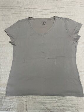 Sonoma Light Tan V-Neck Short Sleeve Tee